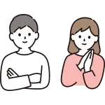 Men And Women With Resolved Expressions SVG Icon